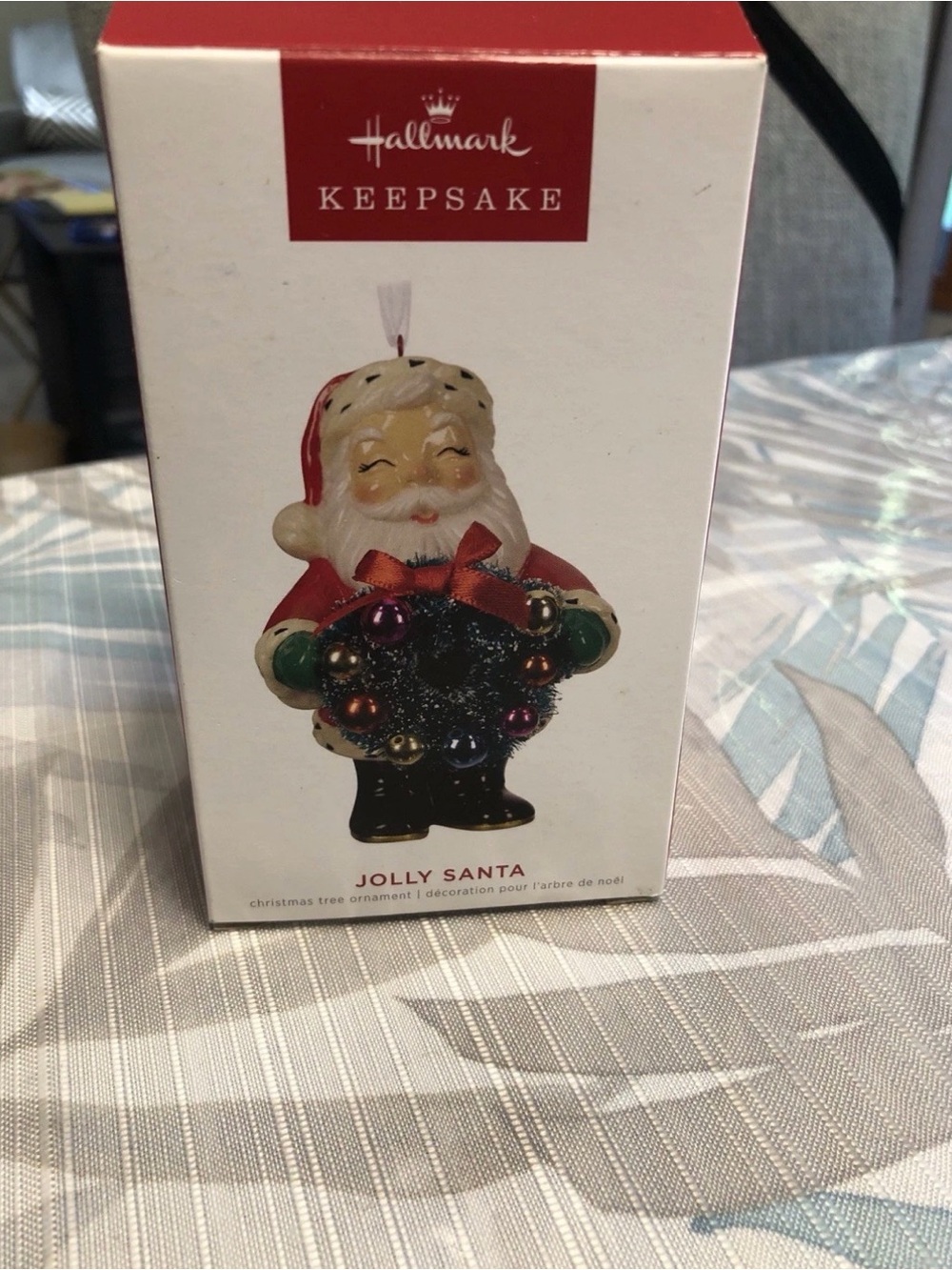 Hallmark 2022 Jolly Santa Ornament - NEW In Box